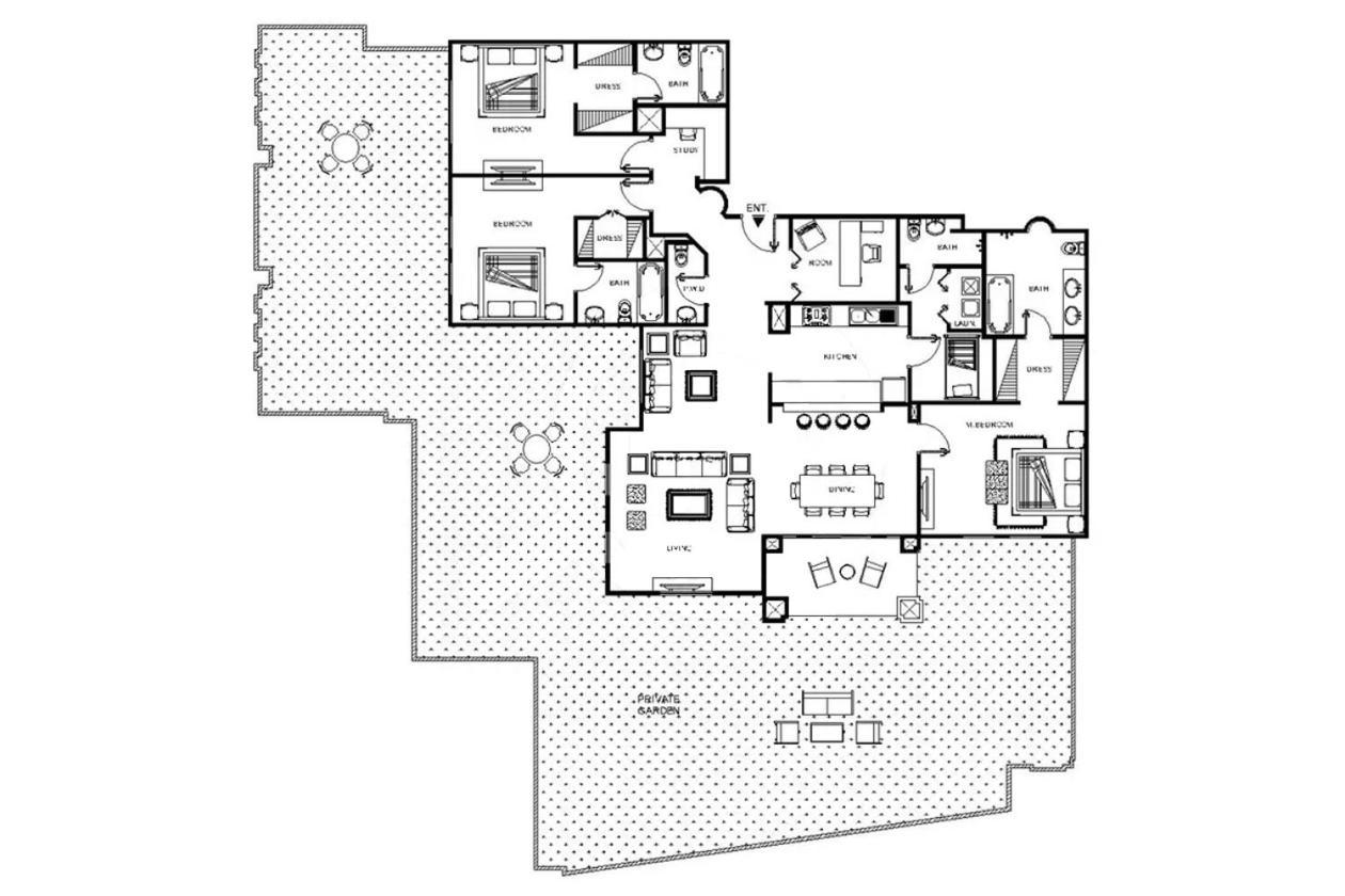 Apartment Lux The Burj Khalifa View Garden